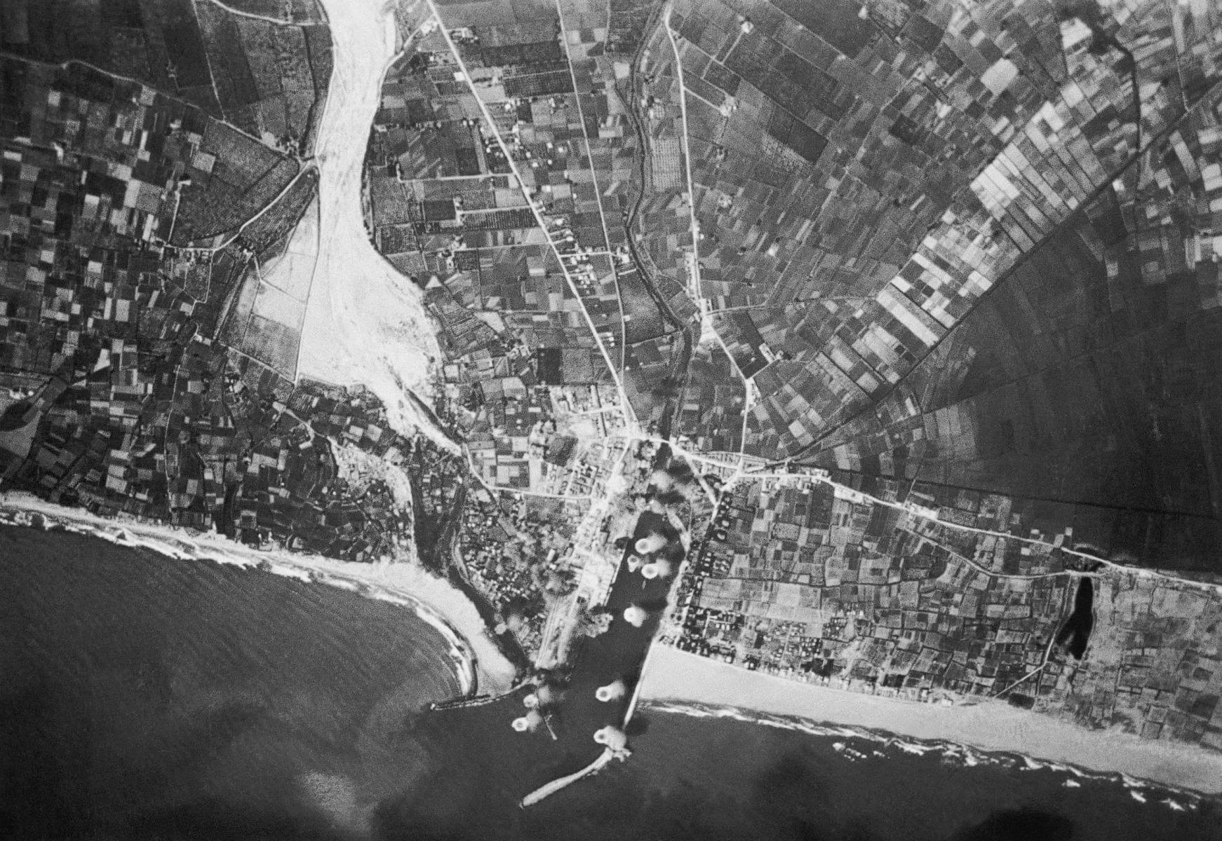 Fotografía histórica de la playa de Gandía