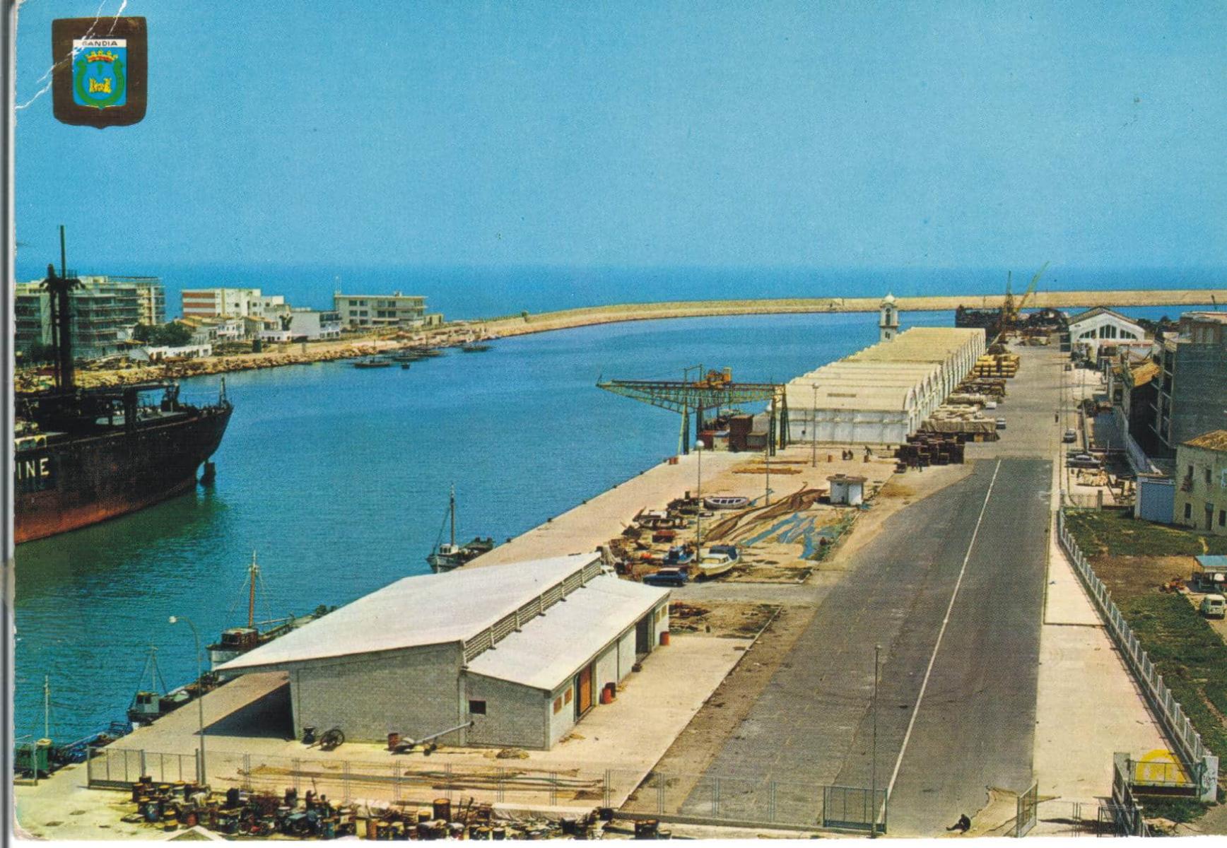 Fotografía histórica de la playa de Gandía