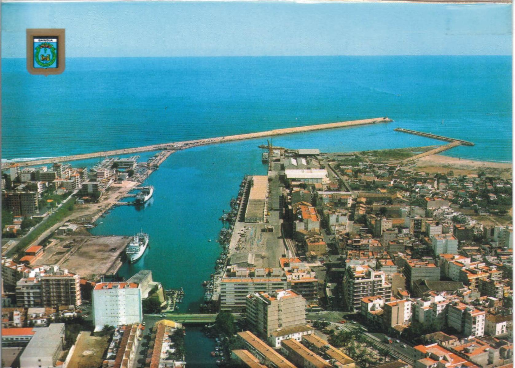 Fotografía histórica de la playa de Gandía
