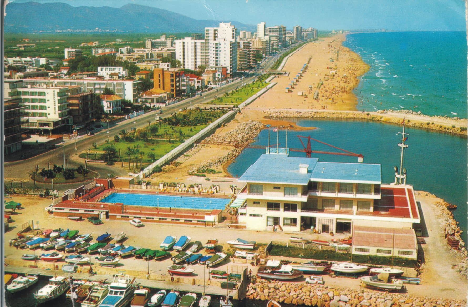 Fotografía histórica de la playa de Gandía