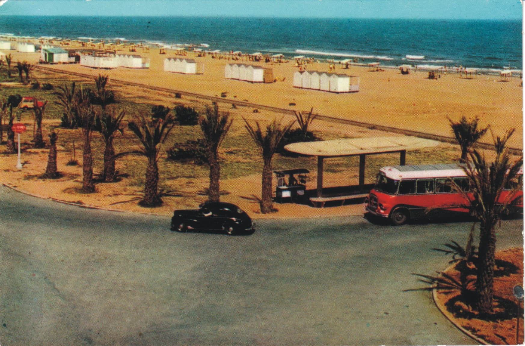Fotografía histórica de la playa de Gandía