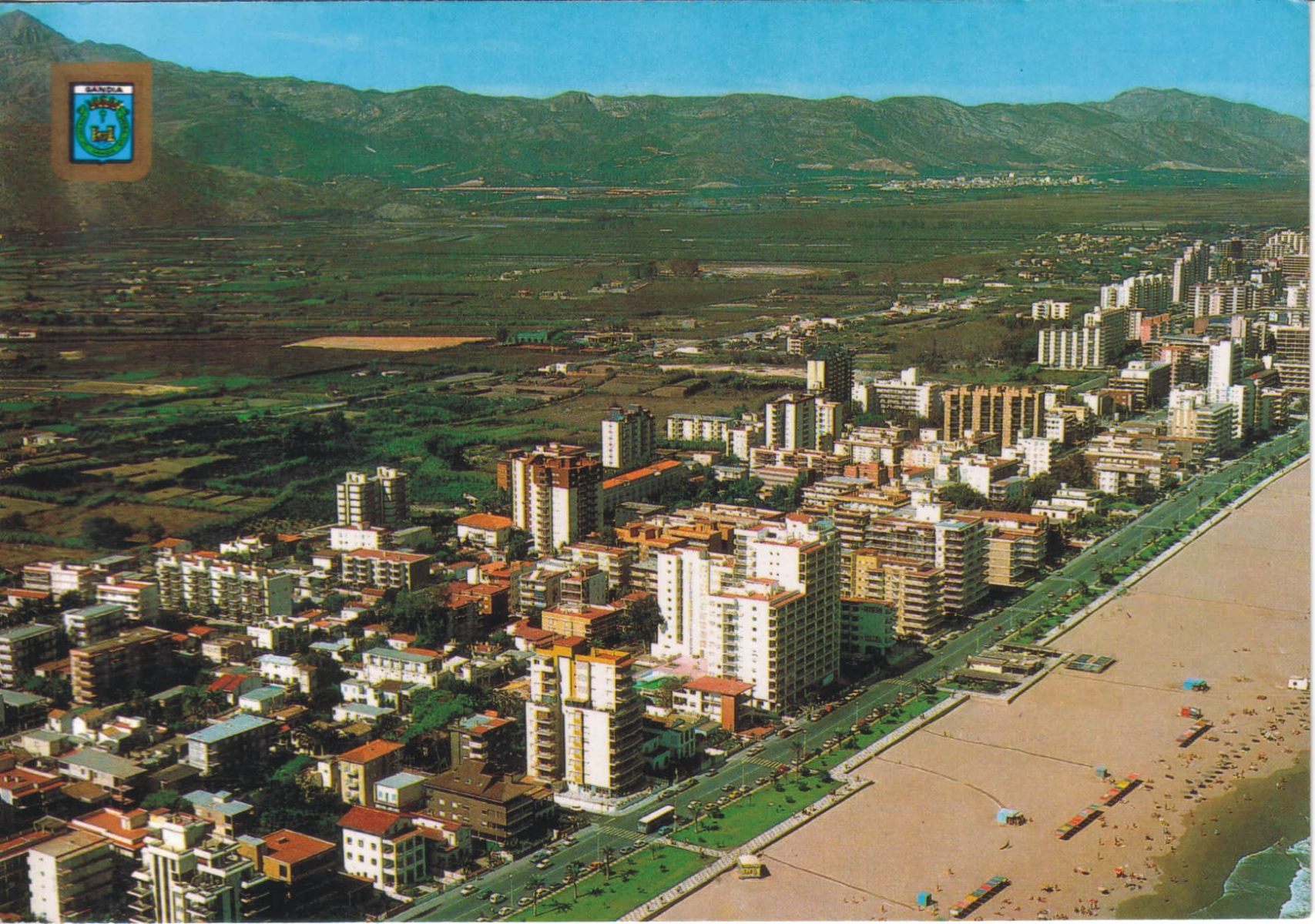 Fotografía histórica de la playa de Gandía