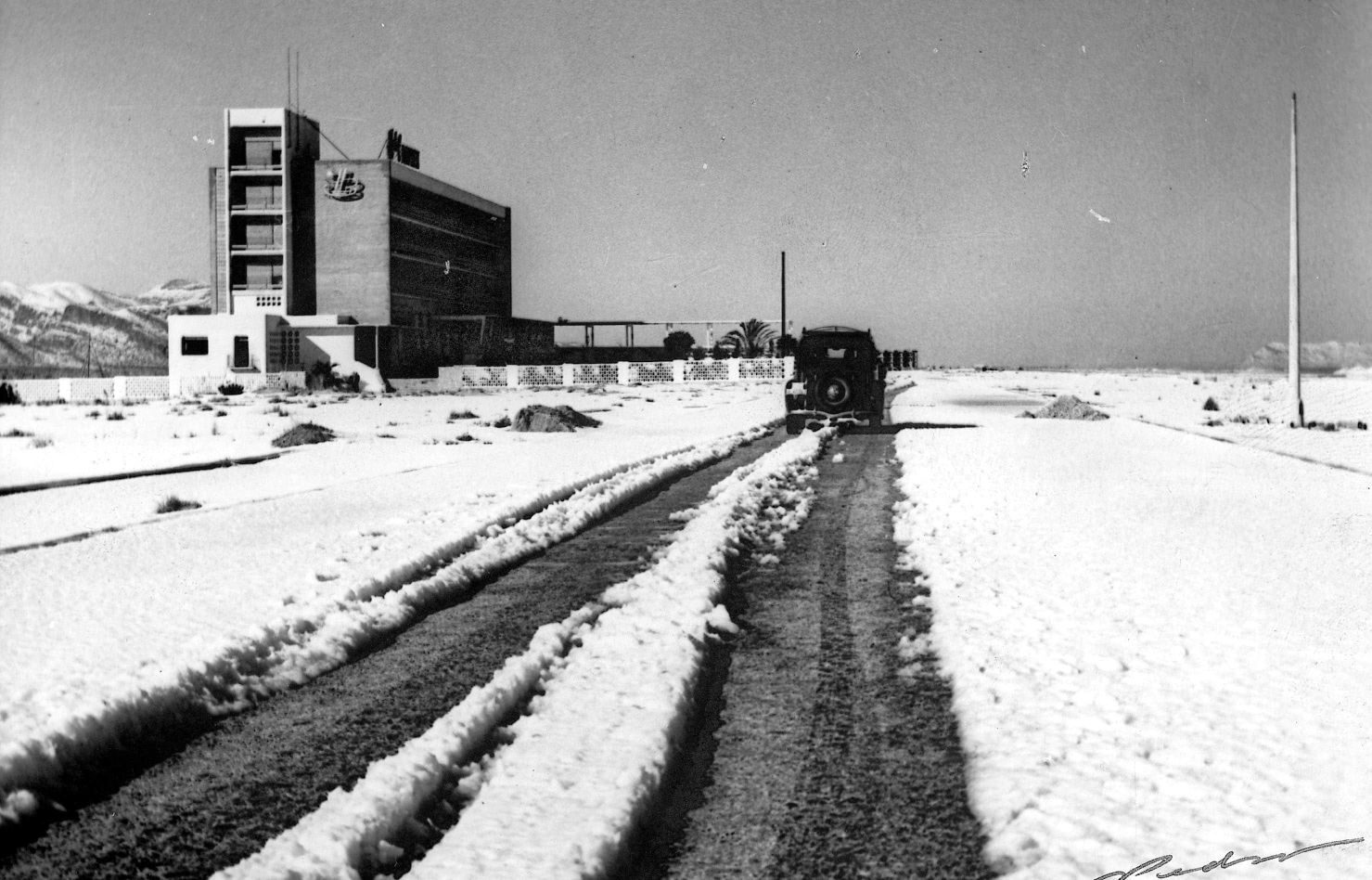 Fotografía histórica de la playa de Gandía