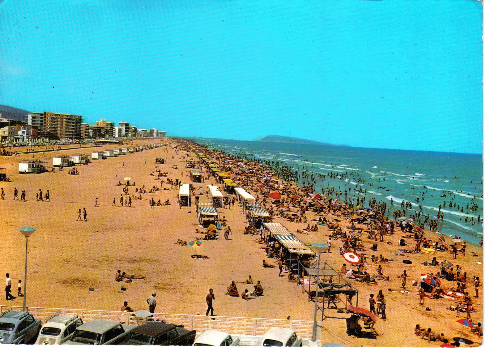 Fotografía histórica de la playa de Gandía