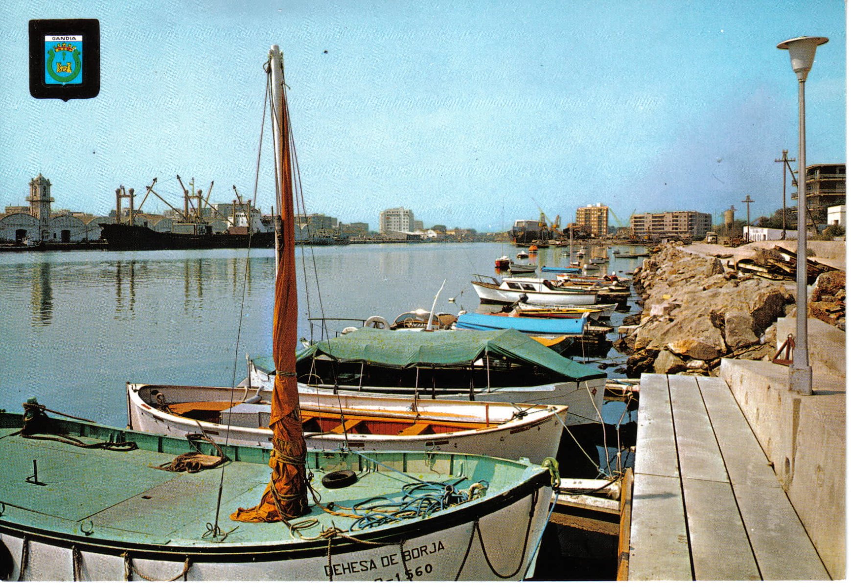 Fotografía histórica de la playa de Gandía