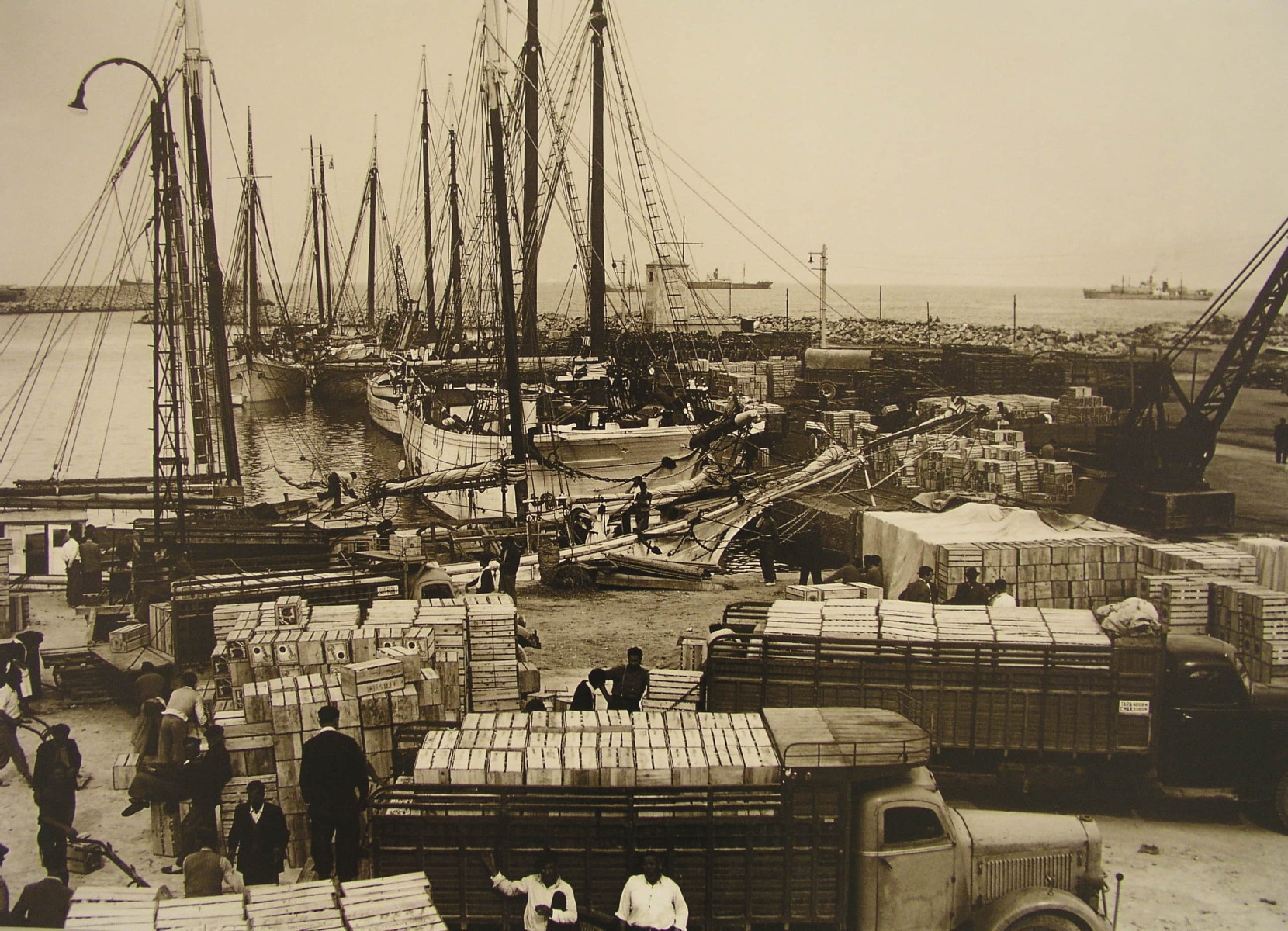 Fotografía histórica de la playa de Gandía