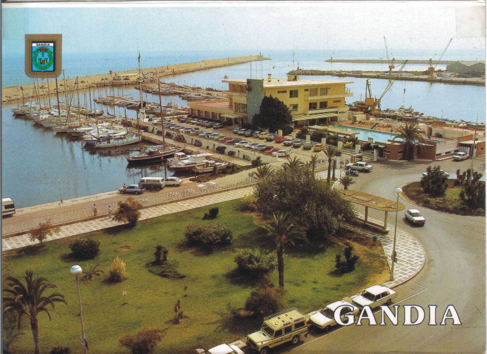 Fotografía histórica de la playa de Gandía