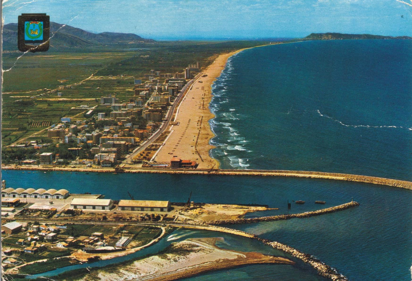 Fotografía histórica de la playa de Gandía